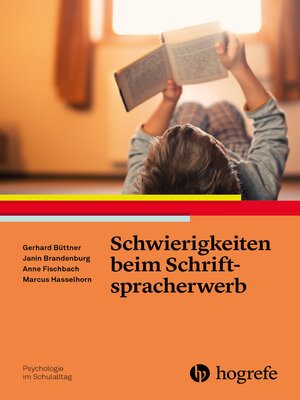 cover image of Schwierigkeiten beim Schriftspracherwerb